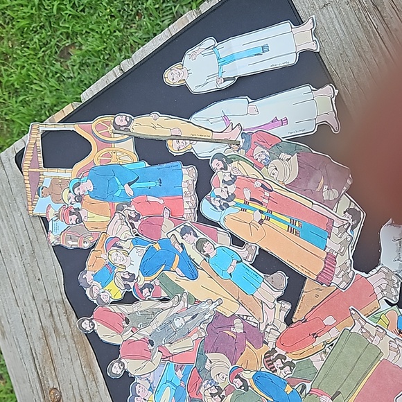 Vintage Flannel Graph Sunday School Bible Story Teaching characters/story piece - Picture 4 of 15